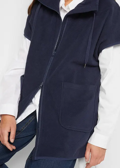 Flísová vesta z recyklovaného polyesteru, bonprix