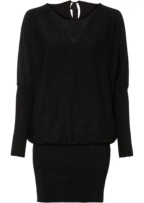 Pletené šaty ze splývavé viskózové směsi, bonprix