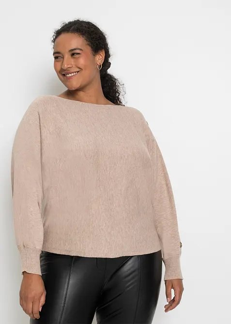 Svetr s knofl&iacute;ky, bonprix