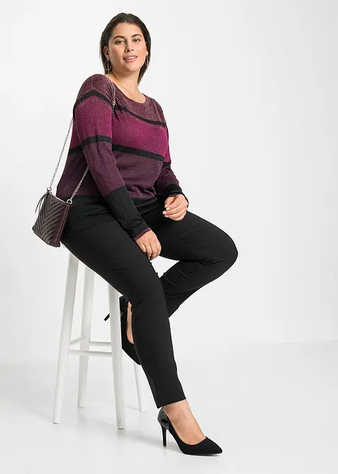 Svetr z jemné pleteniny ze směsi s viskózou, bonprix