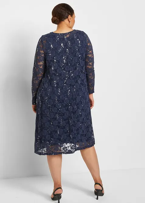 Šaty s krajkou (2dílná souprava), bonprix