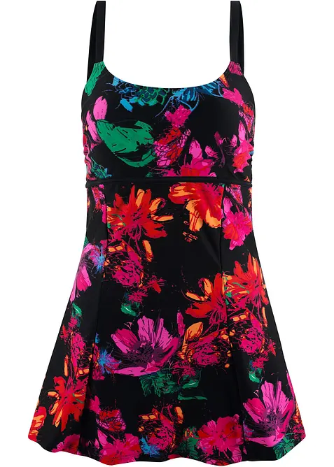 Koupací šaty s kulatým výstřihem, bonprix