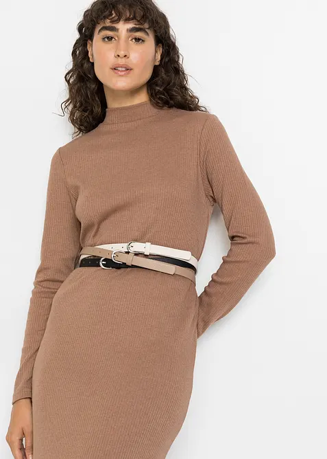 Úzký pásek (3 ks v balení), bonprix