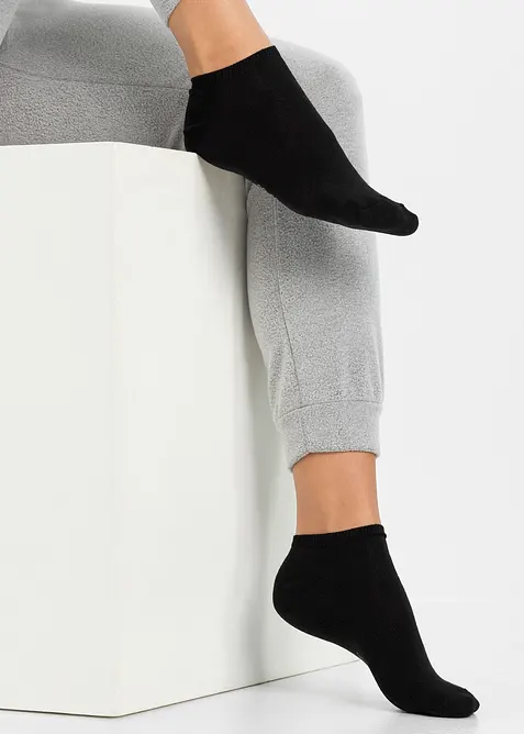 Kotníkové ponožky s organickou bavlnou (20 párů v balení), bonprix