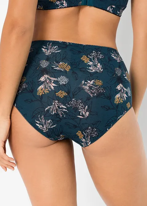 Vysoké kalhotky s organickou bavlnou (4 ks v balení), bonprix