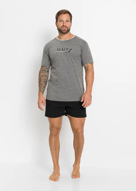 Krátké pyžamo s měkkou bavlnou, bonprix