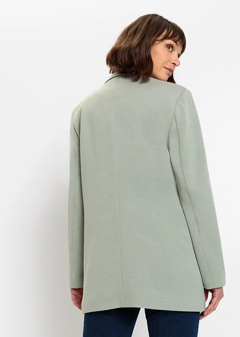 Dlouhý žerzejový blejzr s kapsami, bonprix