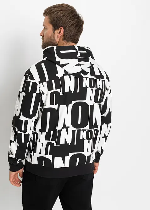 Mikina s kapuc&iacute;, z organick&eacute; bavlny, bonprix