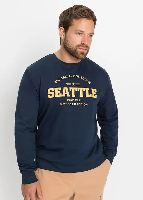 Mikina z čisté organické bavlny (2 ks v balení), bonprix