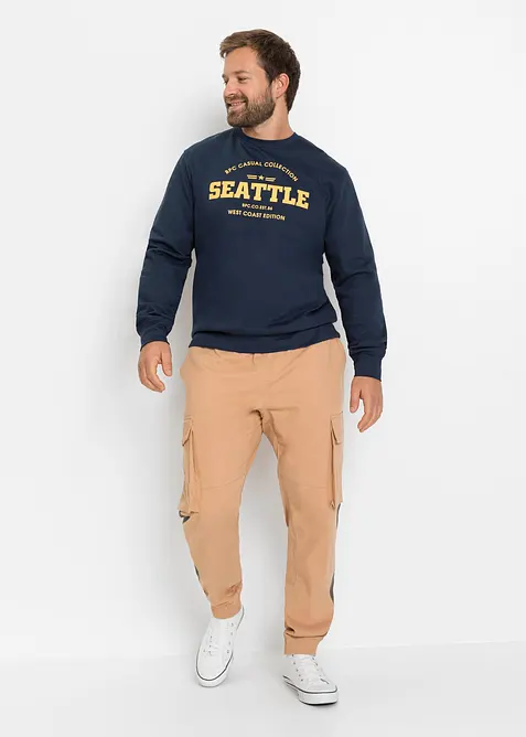 Mikina z čisté organické bavlny (2 ks v balení), bonprix