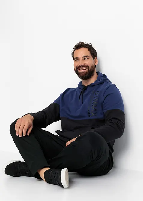 Strečové kalhoty bez zapínání,  Regular Fit, Straight, bonprix