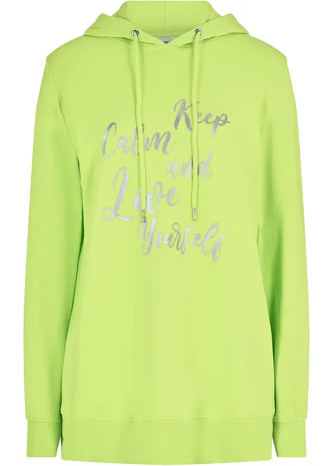 Mikina s kapuc&iacute;, z čist&eacute; organick&eacute; bavlny, bonprix