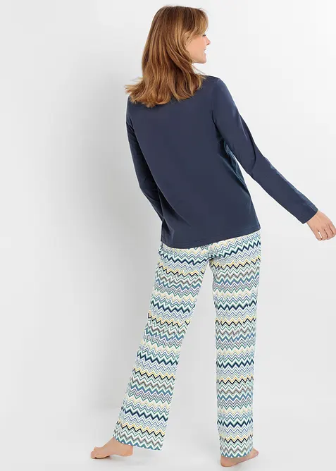 Pyžamo z čist&eacute; bavlny, bonprix