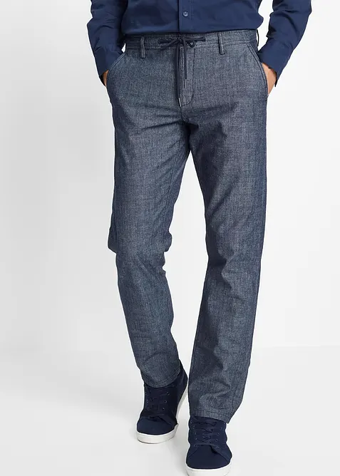 Chino kalhoty, Regular Fit, Straight, z kambriku, bonprix