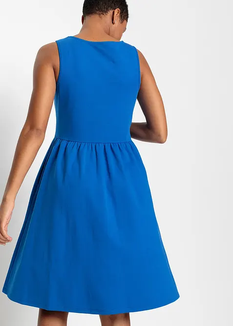 Úpletové šaty s kapsami, z čisté bavlny, bonprix