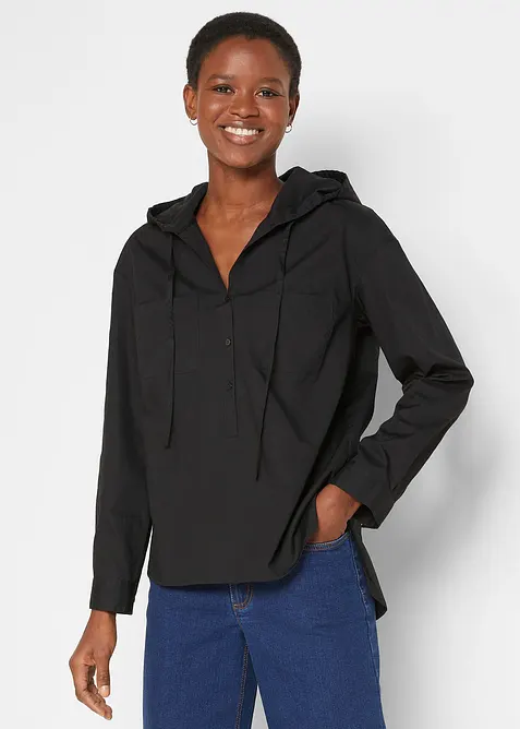 Halenková tunika z čisté organické bavlny, bonprix