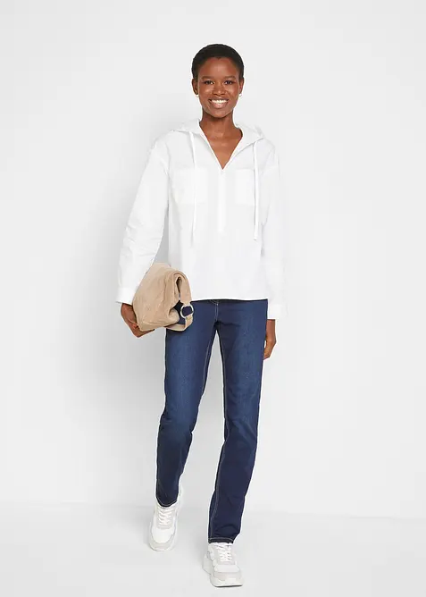 Halenková tunika z čisté organické bavlny, bonprix