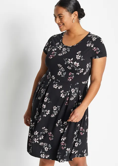 Žerzejové šaty z viskózové směsi, bonprix