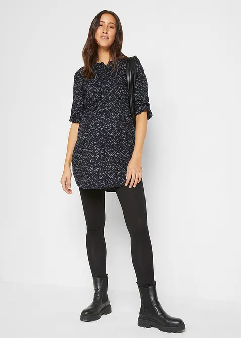 Těhotensk&eacute;/kojic&iacute; halenkov&eacute; &scaron;aty 2 v 1, ze spl&yacute;vav&eacute; visk&oacute;zy, bonprix