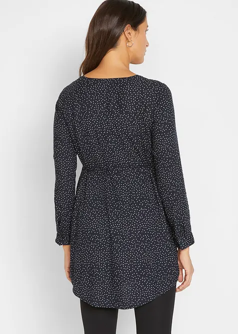 Těhotenské/kojicí halenkové šaty 2 v 1, ze splývavé viskózy, bonprix