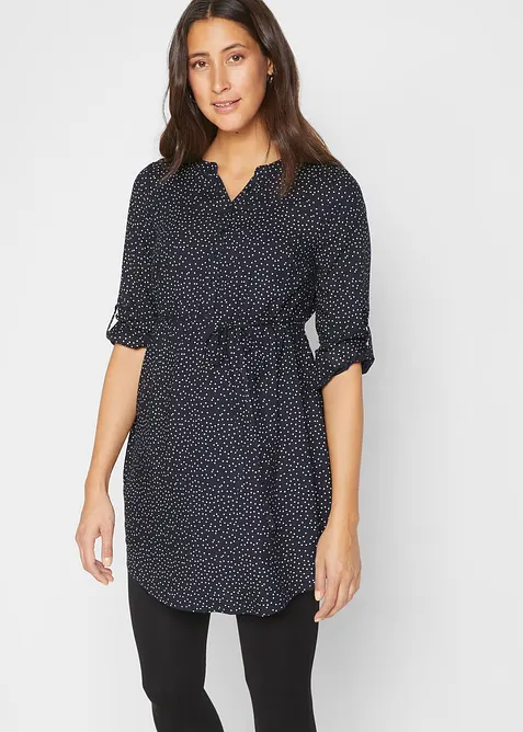 Těhotenské/kojicí halenkové šaty 2 v 1, ze splývavé viskózy, bonprix