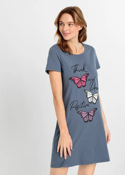 Krátká noční košile z čisté organické bavlny, bonprix