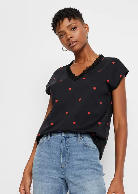 Tričko s potiskem, z čisté bavlny, bonprix