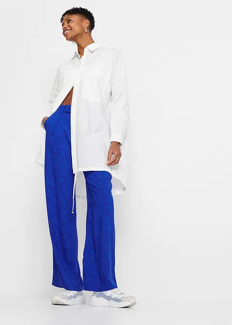 Kalhoty Palazzo ze splývavé viskózy, bonprix