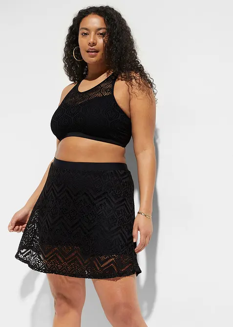 Koupací sukně z krajky, bonprix