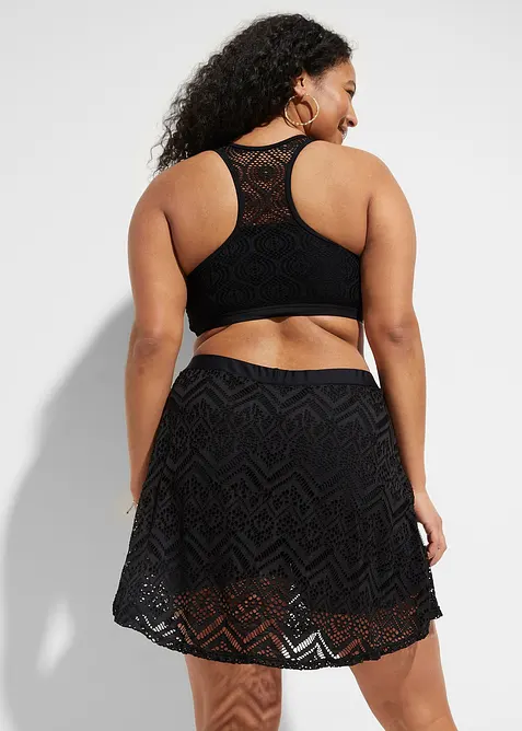 Koupací sukně z krajky, bonprix