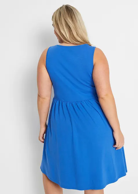 Úpletové šaty s kapsami, z čisté bavlny, bonprix