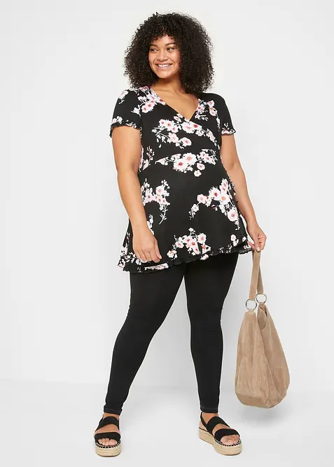 Těhotenská/kojicí tunika 2 v 1 z viskózy, bonprix