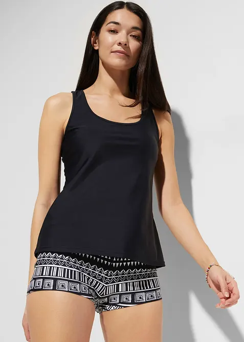 Tankiny s bikinovým živůtkem (3dílná souprava), bonprix