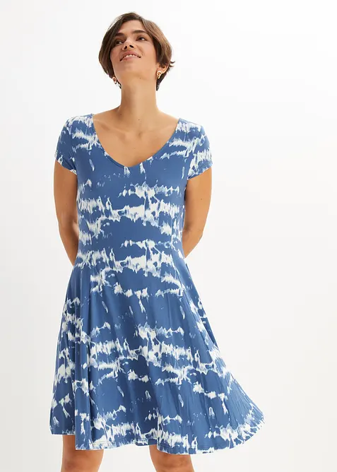 Úpletové šaty ze splývavé viskózy, bonprix