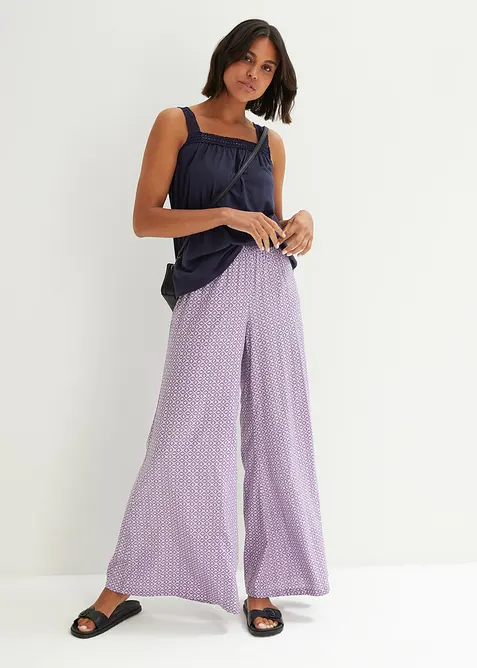 Voln&yacute; top s krajkov&yacute;mi ram&iacute;nky, bonprix