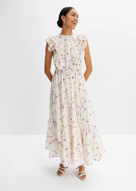 Maxi šaty z čisté bavlny, bonprix