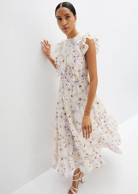 Maxi šaty z čisté bavlny, bonprix