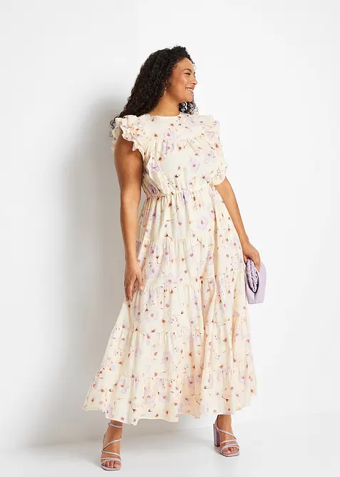 Maxi šaty z čisté bavlny, bonprix