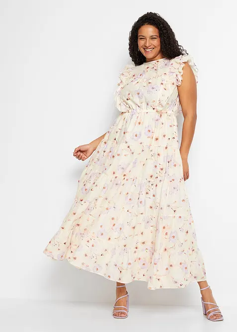 Maxi šaty z čisté bavlny, bonprix