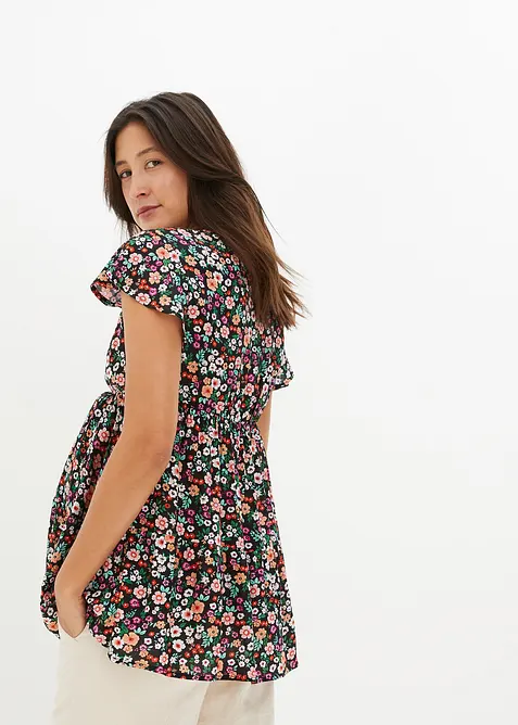 Těhotenská tunika s kojicí funkcí, z viskózy, bonprix