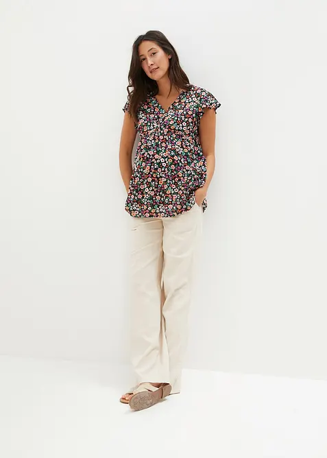 Těhotenská tunika s kojicí funkcí, z viskózy, bonprix