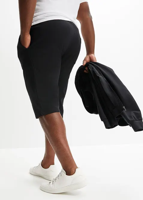 Dlouhé bermudy z teplákoviny, bonprix