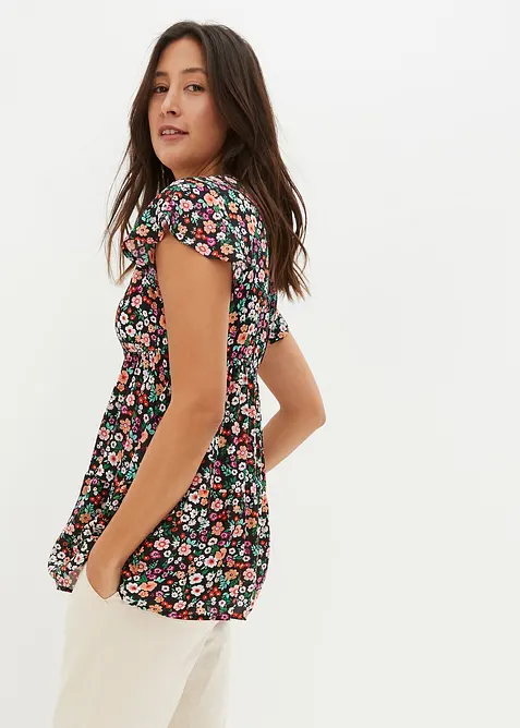 Těhotenská tunika s kojicí funkcí, z viskózy, bonprix