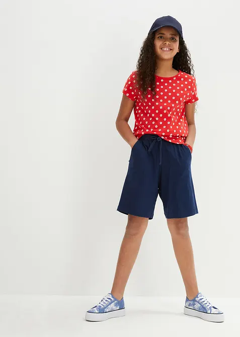 Dívčí tričko z čisté organické bavlny (2 ks v balení), bonprix