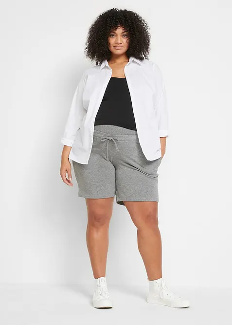 Těhotenské bermudy z měkké teplákoviny (2 ks v balení), bonprix