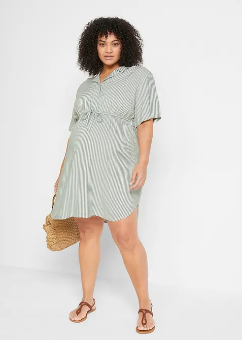 Těhotensk&eacute; a kojic&iacute; halenkov&eacute; &scaron;aty ze spl&yacute;vav&eacute; visk&oacute;zy, bonprix