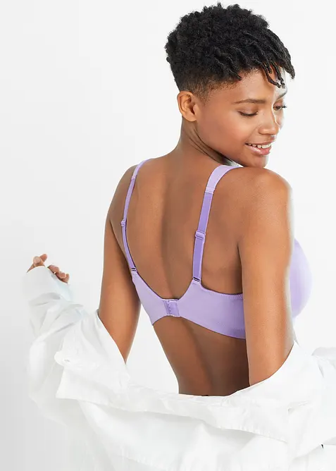 Podprsenka bez kostic, s bavlnou (3 ks v balení), bonprix