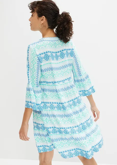 Tunikov&eacute; &scaron;aty ze spl&yacute;vav&eacute; visk&oacute;zy, bonprix