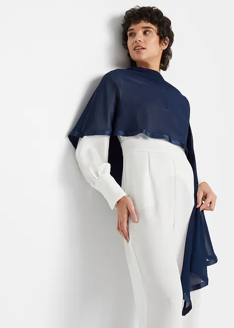 Štóla s jemným saténem, bonprix