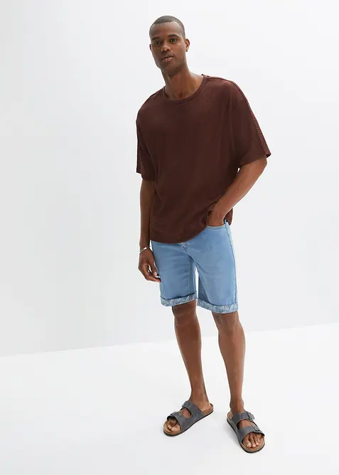 Strečové džínové bermudy, Regular Fit, bonprix